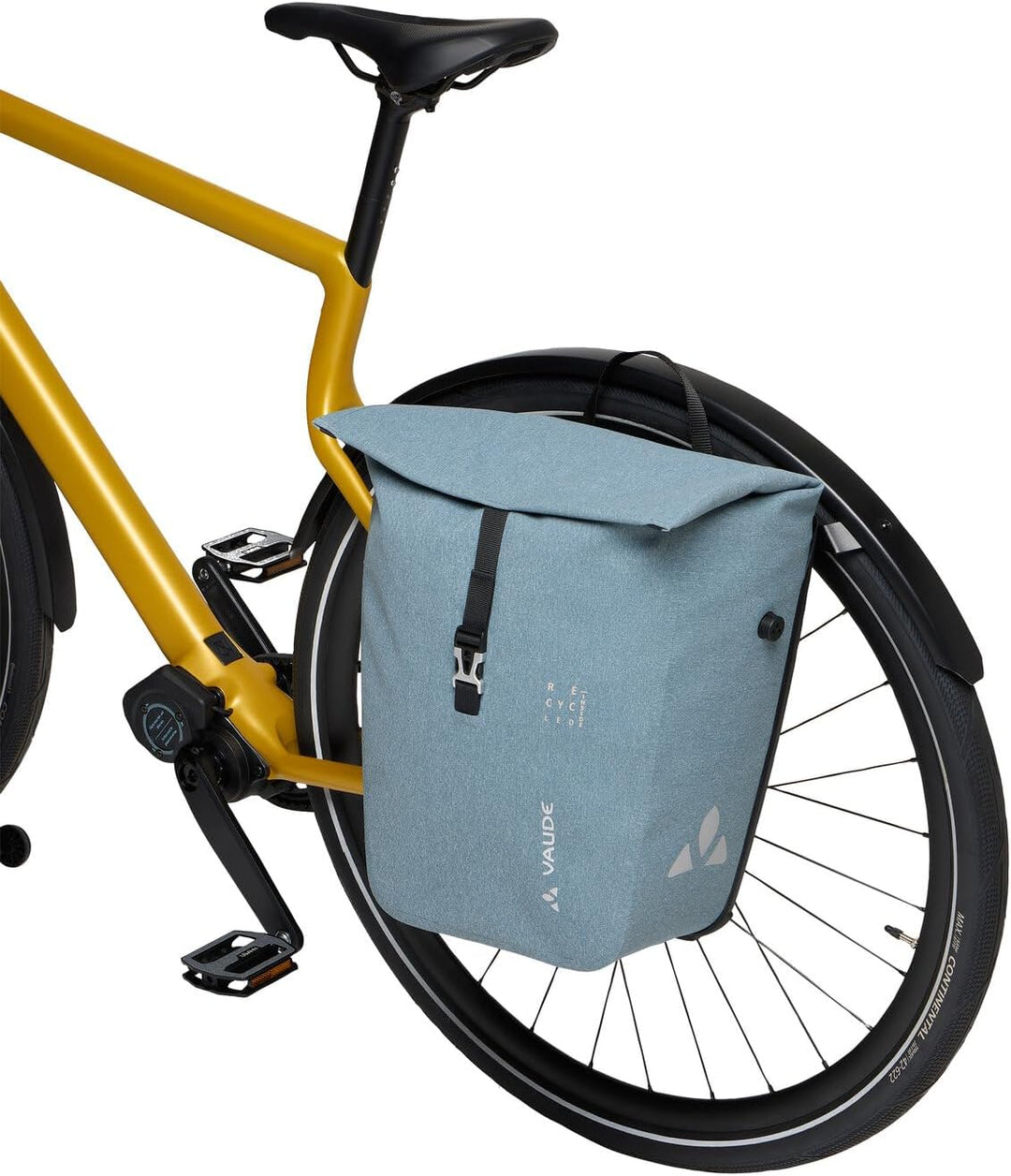 VAUDE ReCycle Commute Single - Fahrradtasche - 1 Hinterradtasche (20 Liter) - wasserdicht - Made in