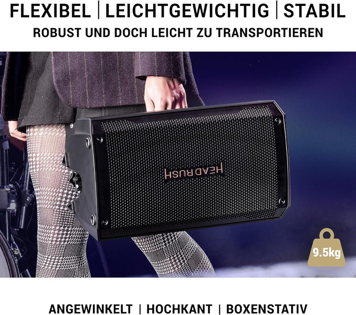 Headrush FRFR108 MKII - 2000W E Gitarre & Bass Amp, 8" Fullrange linearer Frequenzgang Bluetooth-Lau