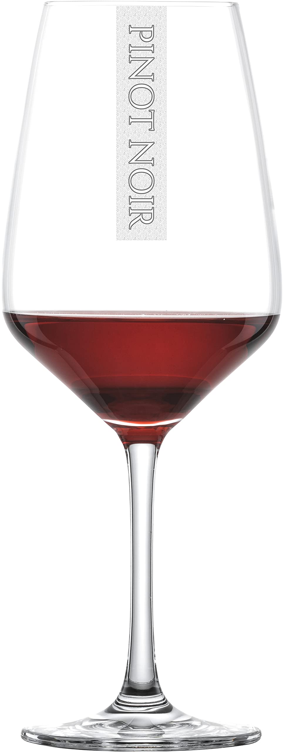 Miriquidi Pinot Noir Rotweingläser 6er Set mit Gravur 'Pinot Noir' | 497ml Schott Rotweinglas | Spül