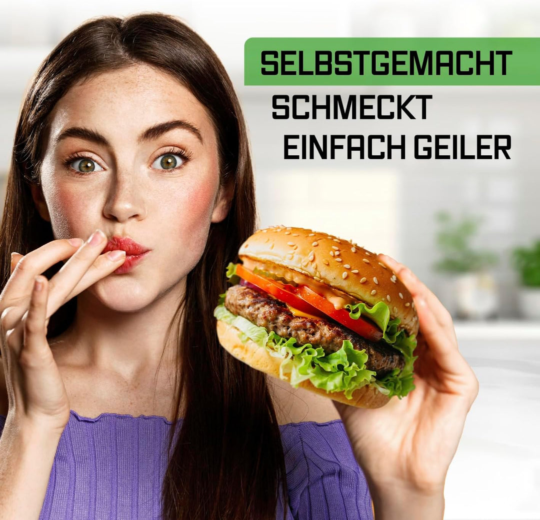 KOCHWERK elektrischer Fleischwolf mit Spritzgebäckvorsatz | verarbeitet bis zu 2000g/min | Hackfleis