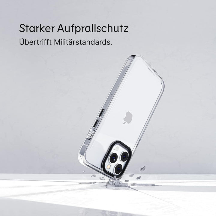 RhinoShield Crystal Clear Case kompatibel mit [iPhone 13 Pro Max] | Fortschrittliche Vergilbungsresi