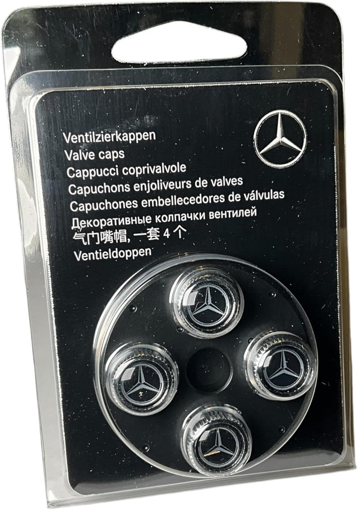 Mercedes-Benz Original schwarz Stil Ventilkappen b66472002 (Set von 4