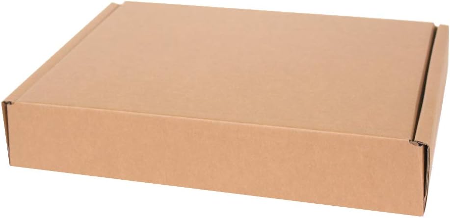 Only Boxes Karton aus Wellpappe, für Postversand, selbstaufbaubar, zur Aufbewahrung, Grösse L, 31 x