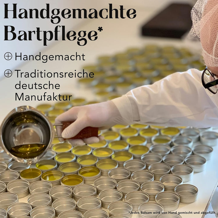 BEARDPRIDE Bartbalsam Männer - Das Original Bart Balsam aus dem Barbershop - Unser Beard Balm basier