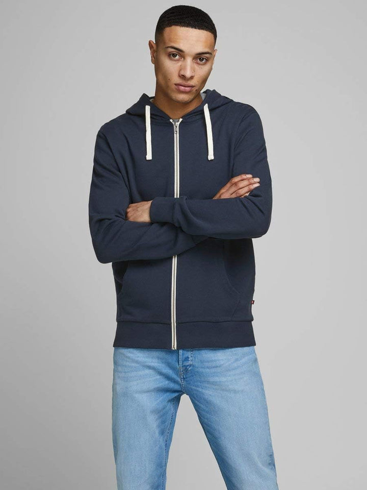 Jack & Jones Hoody Herren mit Kapuze L Blau (Navy Blazer Fit: Reg Fit), L Blau (Navy Blazer Fit: Reg