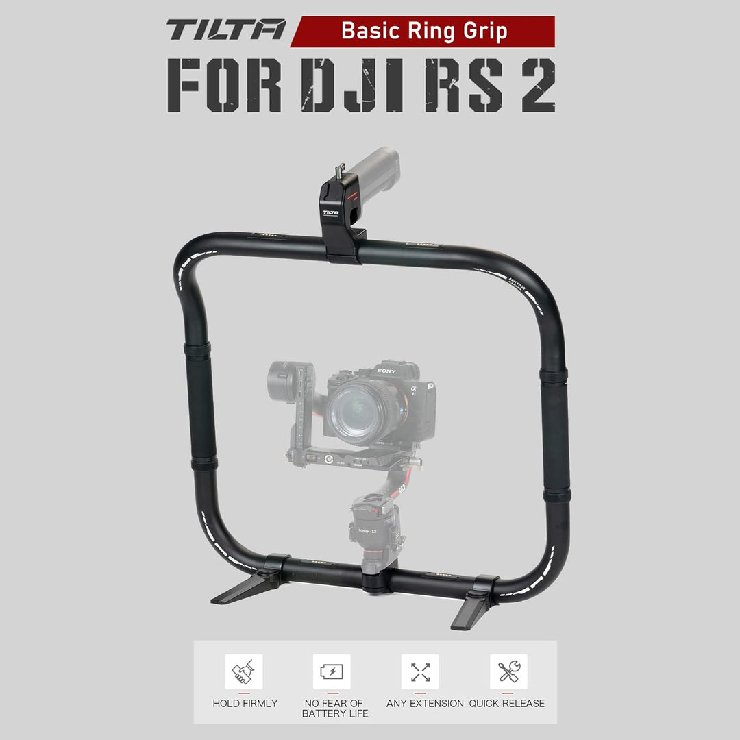 TILTA TGA-BRG-TK-1 Basic Ring Grip + TGA-ARG-SSC Soft Shell Case für DJI RS2 RS 2 RS3 RS 3 PRO Gimba