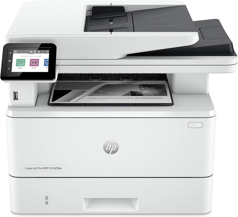 HP LaserJet Pro MFP 4102fdw Multifunktions-Laserdrucker, WLAN, Fax, Automatischer beidseitiger Druck