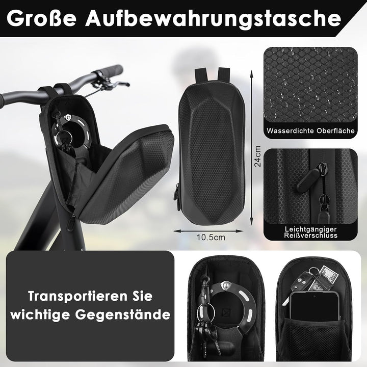 Dreamhigh® Serratura per Monopattino, Chiusura A Mano per Scooter E, Spessore 6 mm, per Scooter, Bic
