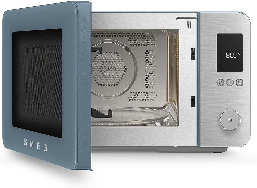 Smeg, Kombi-Mikrowelle, MOC02SBMEU, 9 Funktionen und 3 Kombinationen, 25 automatische Programme, Inv