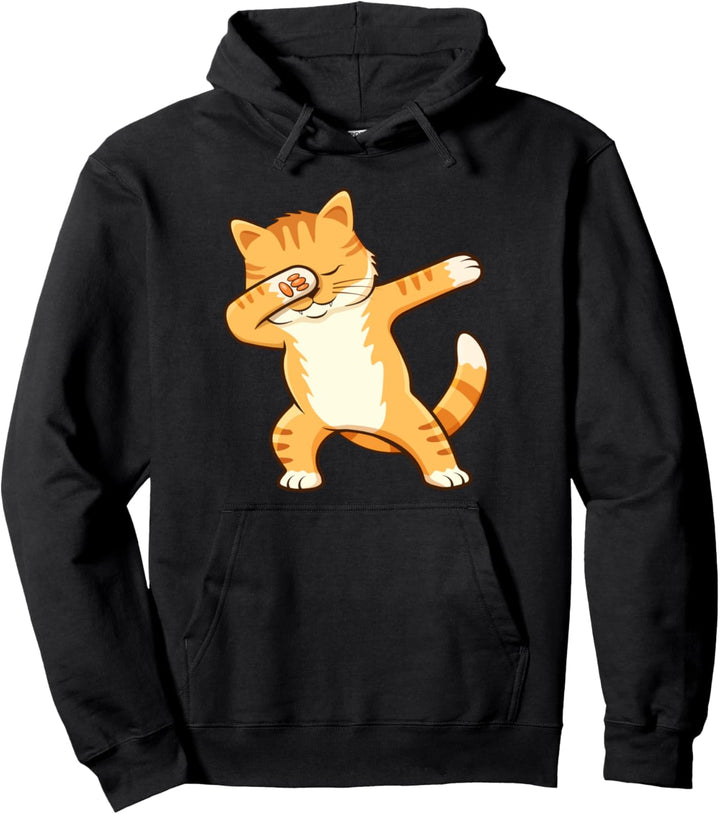 Dabbing Katze Dab Cat Katzen Geschenk Pullover Hoodie