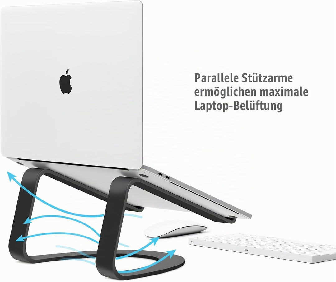 Twelve South Curve Laptopständer für MacBook und Notebooks | Ergonomischer, belüfteter Notebook Stan