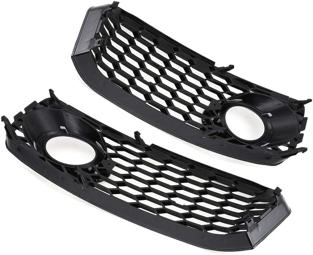 GSRECY Links Rechts Schwarz Nebelscheinwerfer Stossstangengrillabdeckung Für S5 B8 Coupe A5 S-Line 2