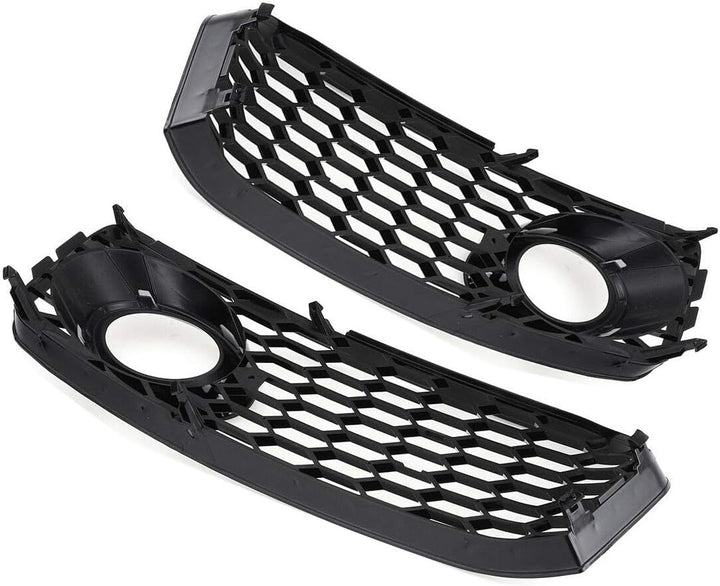 GSRECY Links Rechts Schwarz Nebelscheinwerfer Stossstangengrillabdeckung Für S5 B8 Coupe A5 S-Line 2