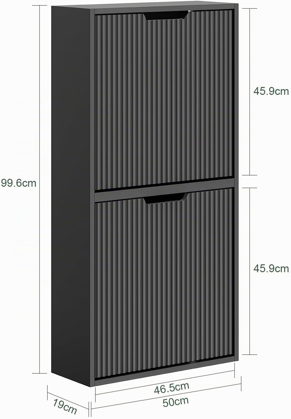 SoBuy Schuhschrank Hängend - Schuhkipper, Schuhschrank Schmal mit Horizontaler Oder Vertikaler Monta