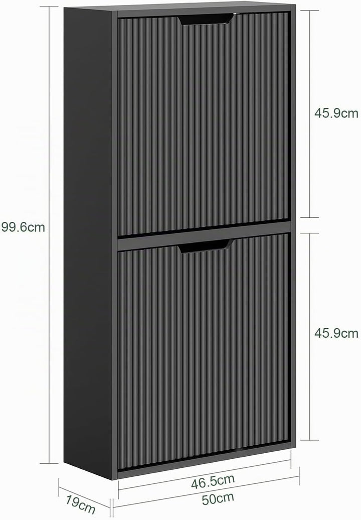 SoBuy Schuhschrank Hängend - Schuhkipper, Schuhschrank Schmal mit Horizontaler Oder Vertikaler Monta