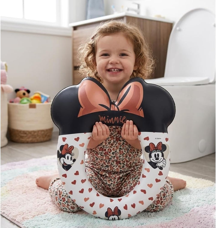 Toilettensitz Minnie Disney für Kinder, universell, 35 x 30 cm, ergonomisch und bequem, leicht zu re