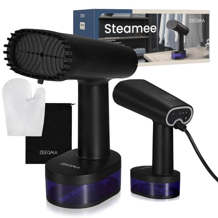 ZEEGMA STEAMEE 2-in-1 tragbarer Dampfglätter, Dampfbügeleisen 1640 W, 370 ml, Dampfleistung 25 g/Min