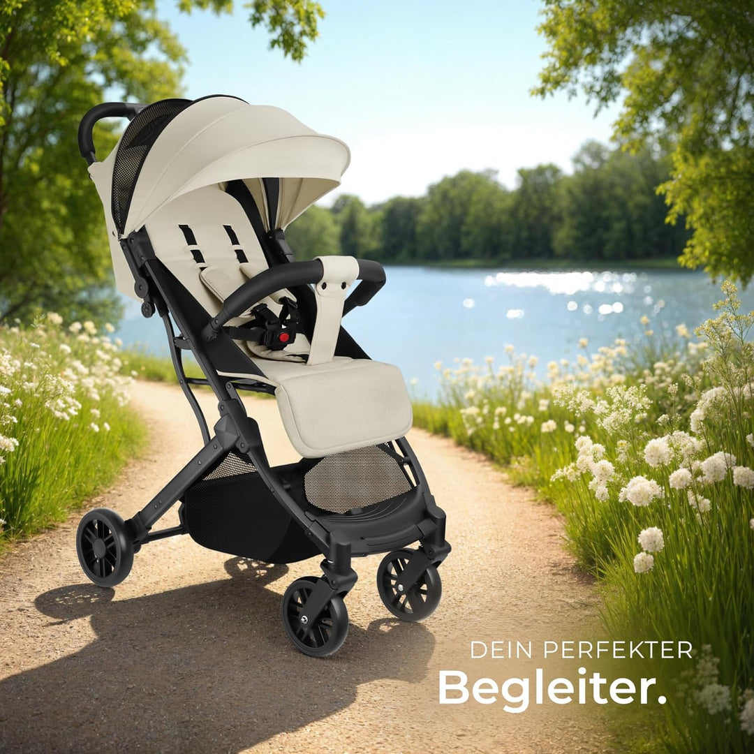 tectake® Buggy Kinderwagen von 0 bis 3 Jahre, Wagen für Baby Erstausstattung Neugeborene und Kinderb