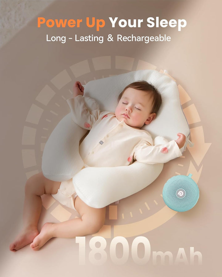 Dreamegg White Noise Machine - D11Max Einschlafhilfe Babys Erwachsene, Portable White Noise Machine