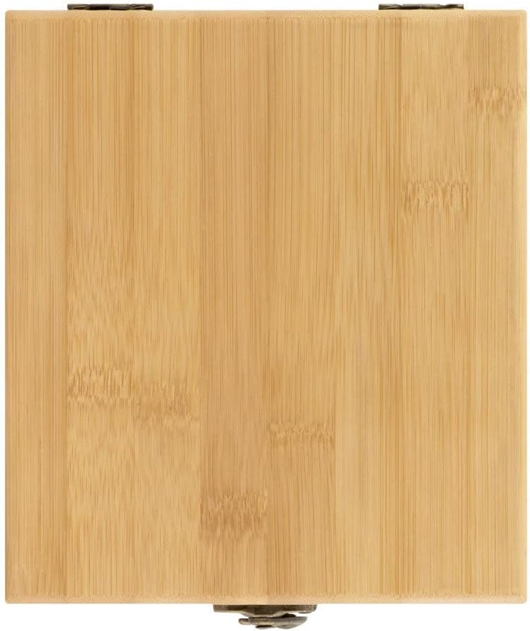 Maverton Weinöffner-Set Weinset Sommelier Set - Geschenkbox Holzbox + 4er Weinzubehörset - aus Bambu