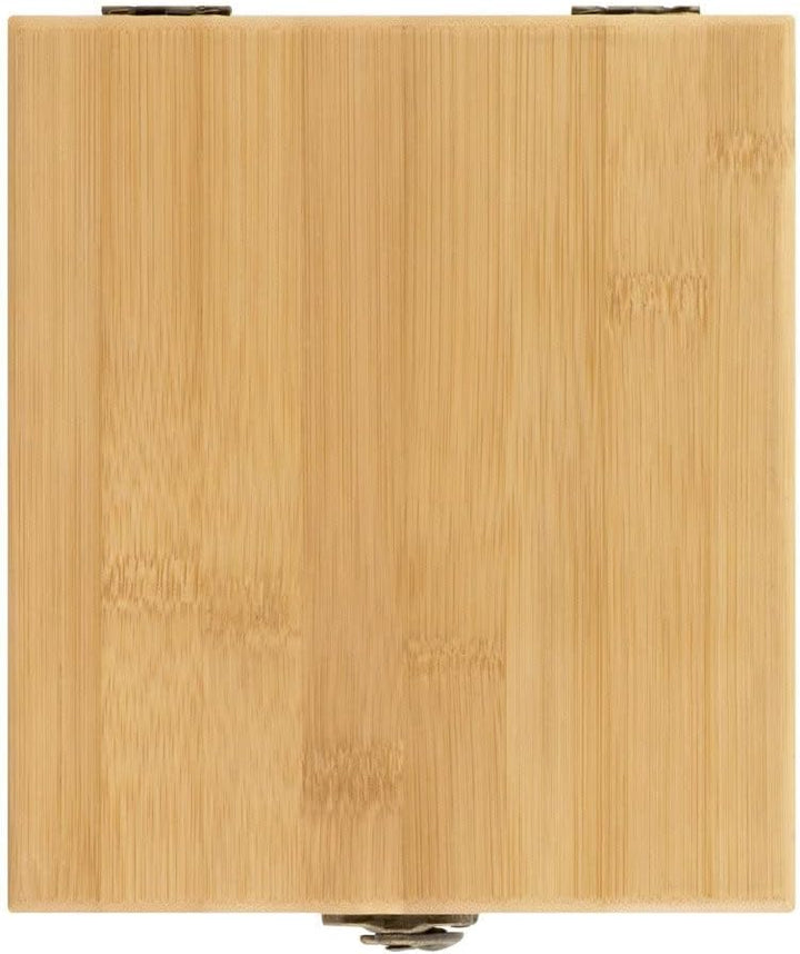 Maverton Weinöffner-Set Weinset Sommelier Set - Geschenkbox Holzbox + 4er Weinzubehörset - aus Bambu