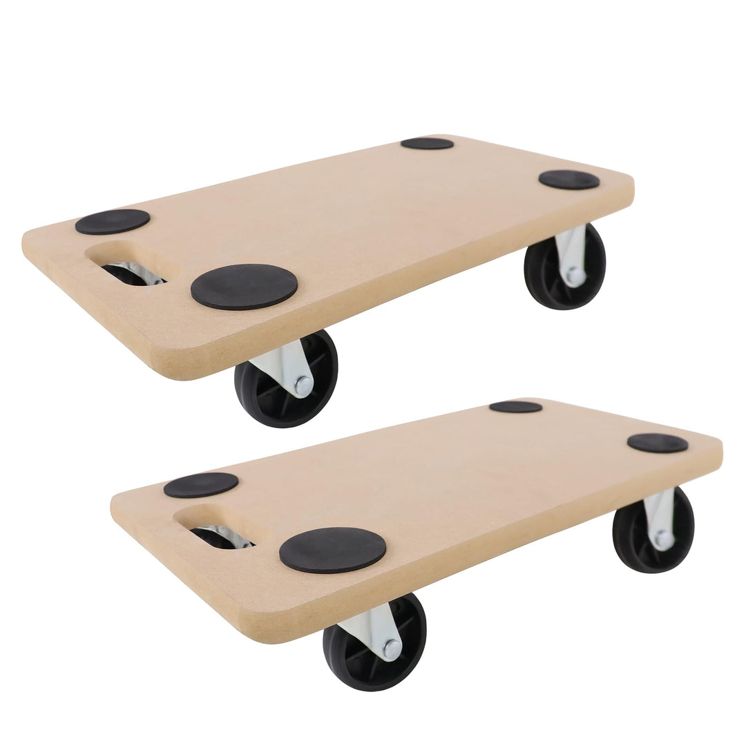 XMTECH Transportroller 580 x 290 mm, 200 kg Maximal Tragkraft, Rollbrett MDF Möbelroller Möbelhund R
