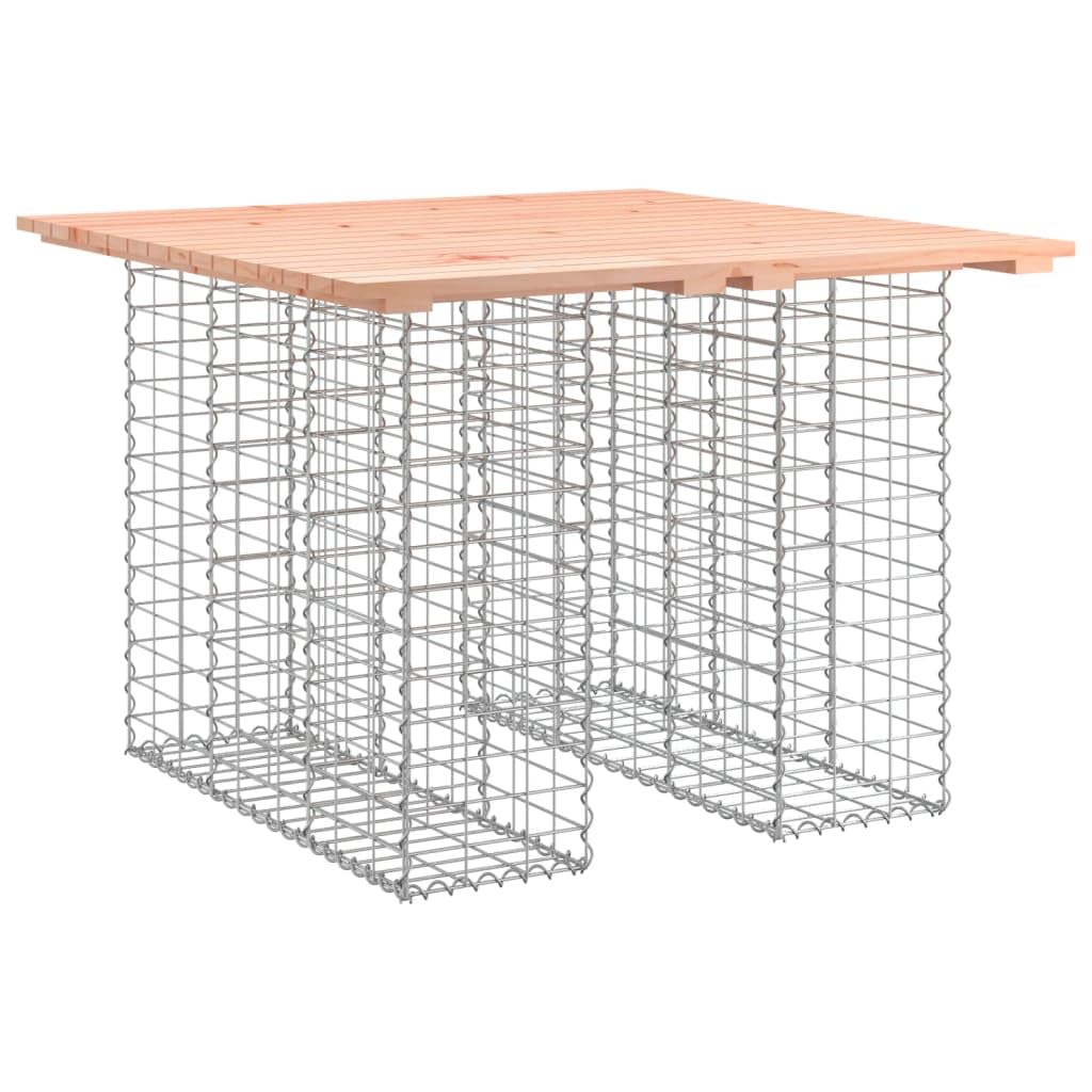 Tidyard Gartenbank Sitzbank Parkbank Holzbank Gabionenkörbe 100x102x72 cm Massivholz Douglasie 102 x