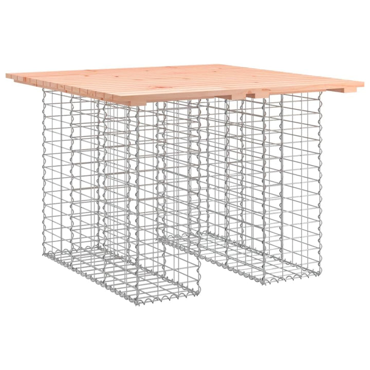 Tidyard Gartenbank Sitzbank Parkbank Holzbank Gabionenkörbe 100x102x72 cm Massivholz Douglasie 102 x