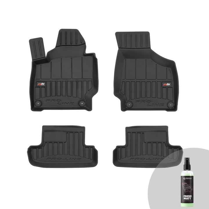 FROGUM ProLine 3D Gummimatten Exklusiven Auto Fussmatten Autofussmatten für Audi TT 8J 2006-2014 | D