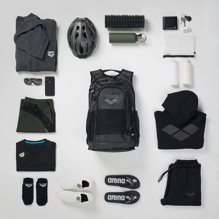 ARENA LL Set Backpack 45L COLOR 100-BLACK, ONE SIZE 100 - BLACK ONE SIZE