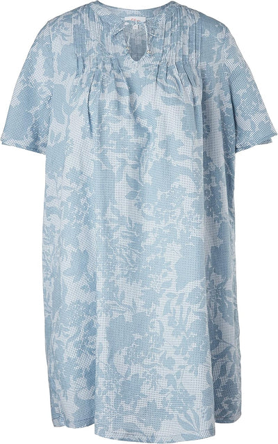 s.Oliver Damen Kleid 40 Light Blue Aop