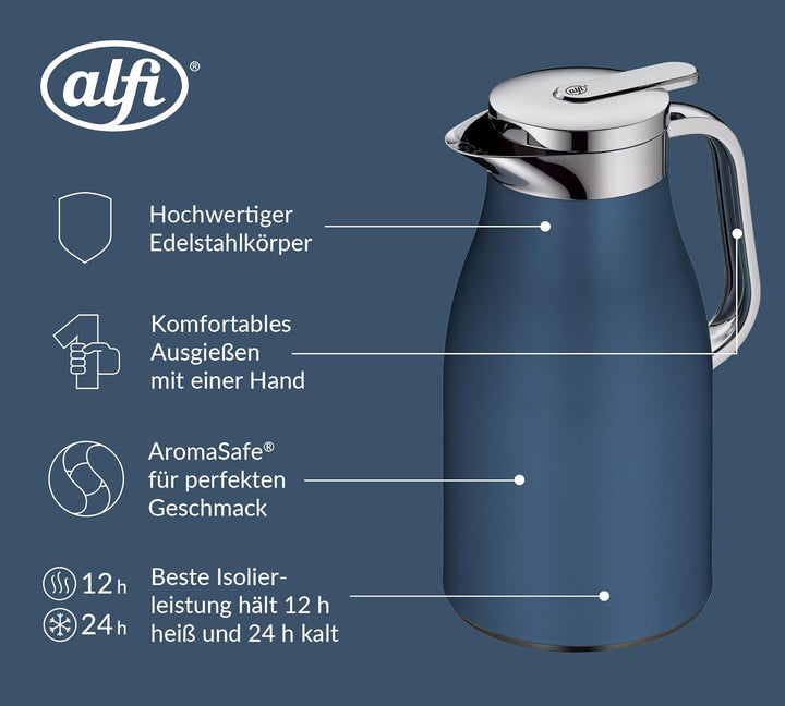 Isolierkanne SK, 1,00 Liter Isolierkanne 1,00 Liter Dark Denim Mat, Isolierkanne 1,00 Liter Dark Den