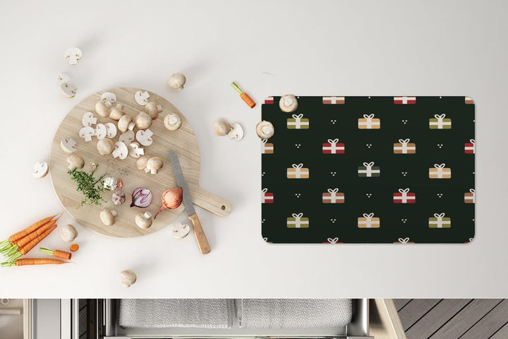 KitchenYeah© Platzsets Abwaschbar 6-Teilig Tischsets Platzdeckchen Platzset Illustration - Geschenke