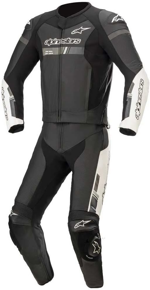 Alpinestars Unisex Gp Force Chaser Lederkleid Motorrad I x 48 Schwarz/Weiss, 48 Schwarz/Wei&#xDF;