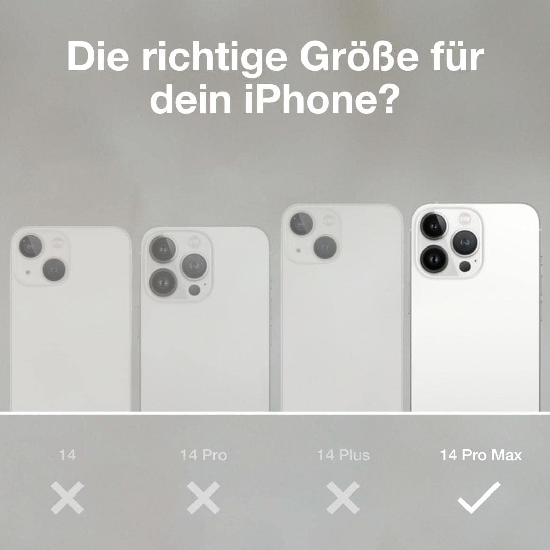 Woodcessories - Magnetische Handyhülle für iPhone 14 Pro Max kompatibel mit MagSafe, Hülle mit Magne