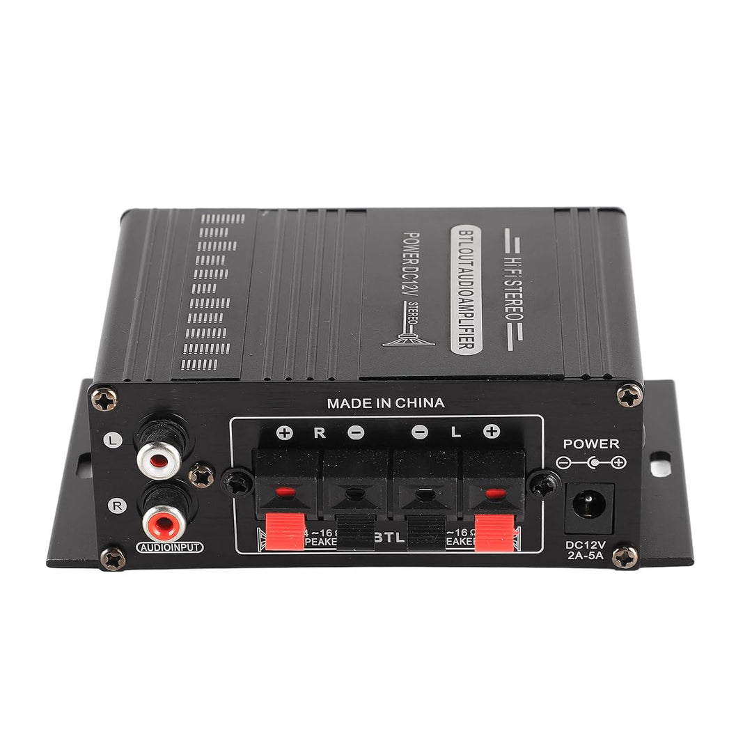 Stereo-Verstärker 12 V, Auto-Stereo-Audio-Verstärker, Auto-Audio-Subwoofer-Verstärker, Tragbarer Min