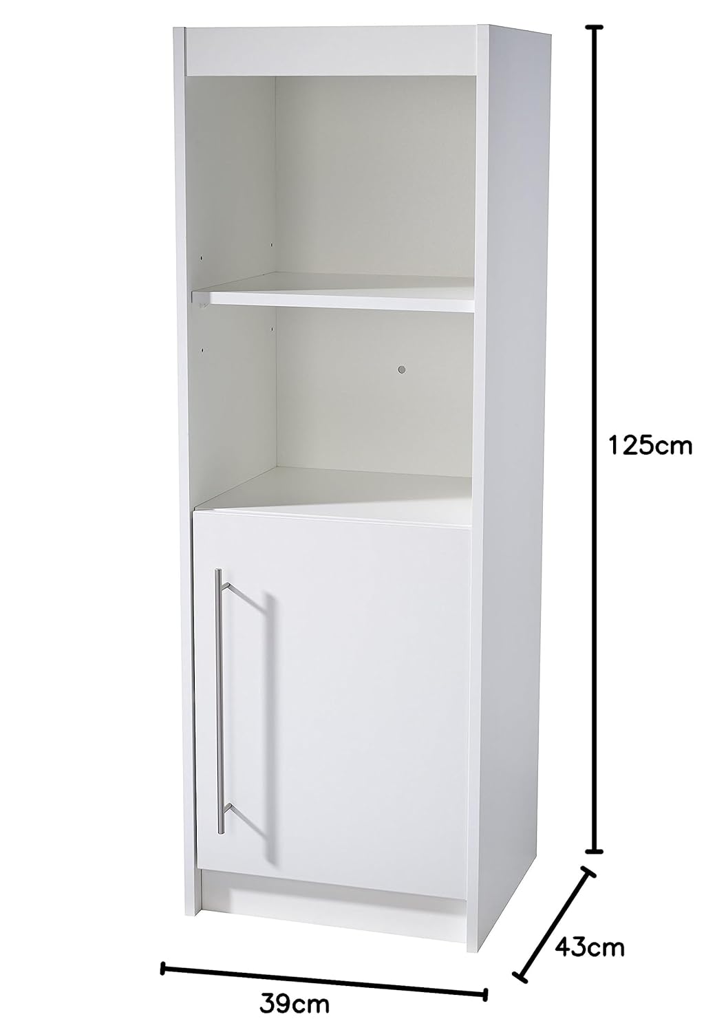 roba Standregal 'Maren', weisses Holzregal für Babyzimmer und Kinderzimmer, Babymöbel, Kindermöbel,