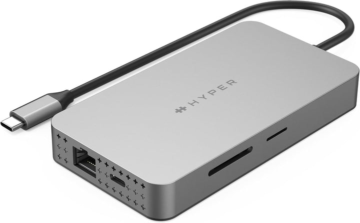 Hyper Drive Dual HDMI 10-in1 Travel Dock für MacBook