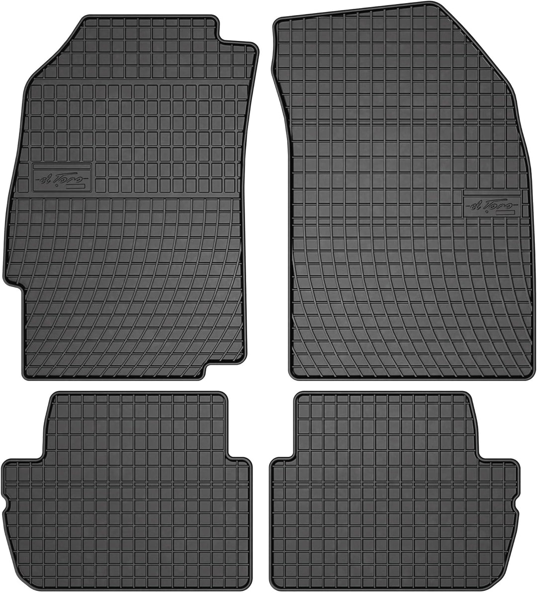 SMK Gummimatten auto fussmatten Satz für Chevrolet Spark IV 2015-2022 Erleben Sie einen neuen Standa