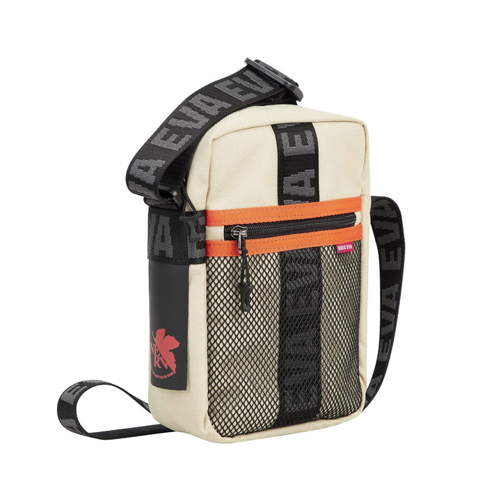 FIREFIRST x RADIO EVA - Evangelion Mini Shoulder Bags Schule Schultertaschen Beige W15×H23×D8（cm）, B