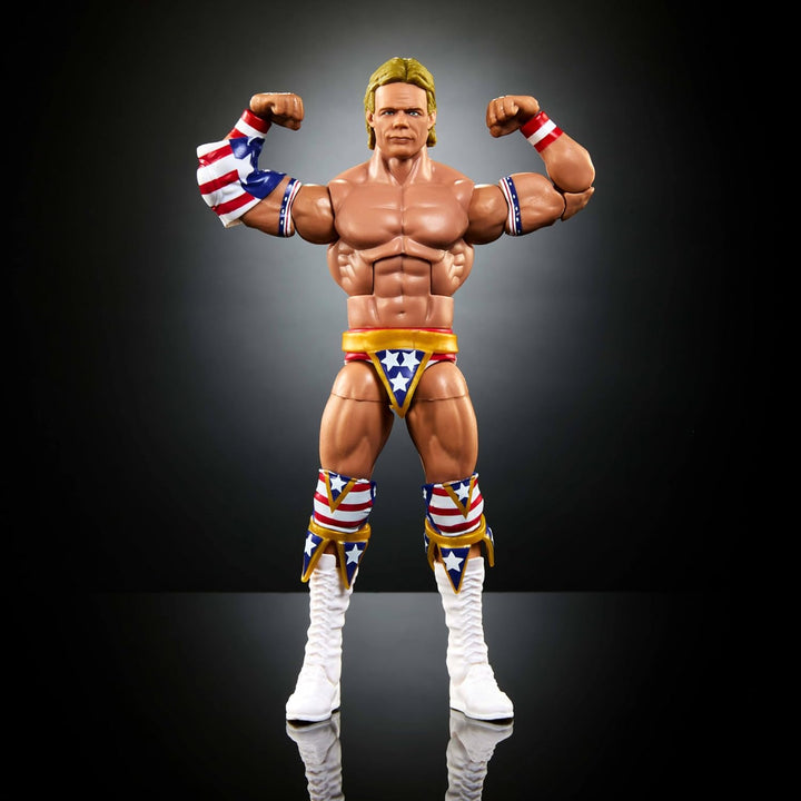 Mattel WWE Elite Collection Actionfigur, SummerSlam Lex Luger Sammlerstück mit Zubehör & Schiedsrich