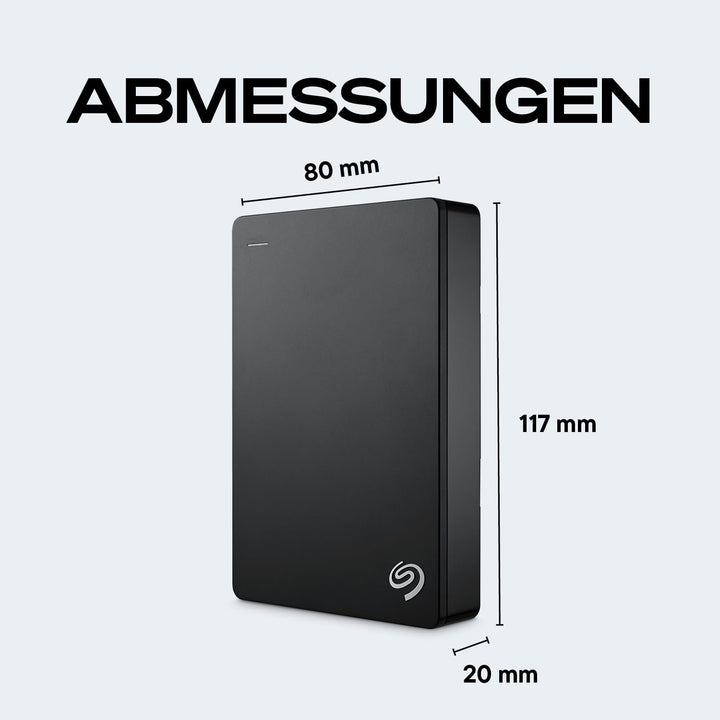 Seagate Portable Drive 5TB tragbare externe Festplatte, 2.5 Zoll, USB 3.0, inkl. 2 Jahre Datenrettun