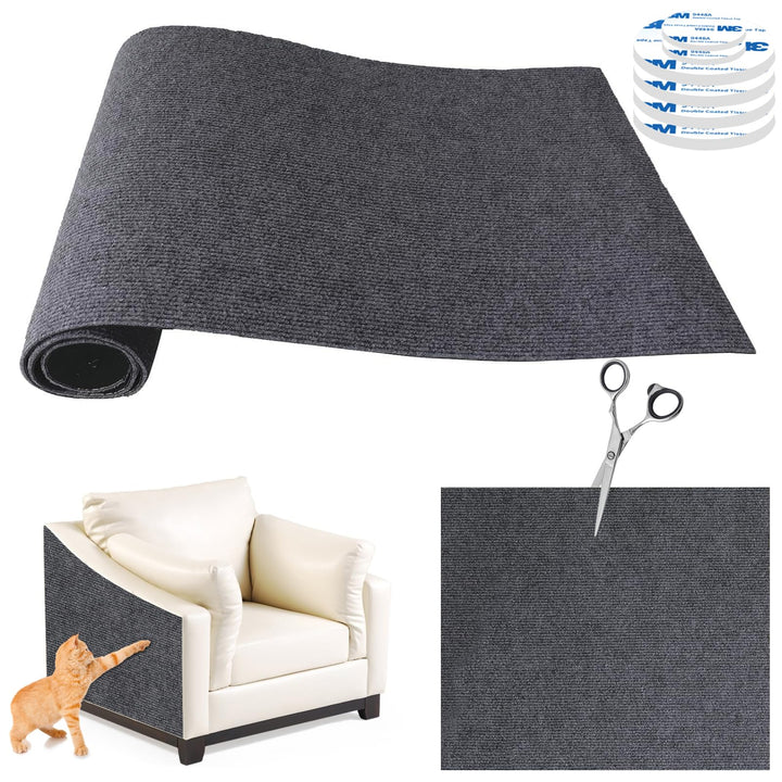 Selbstklebend kratzmatte Katze, DIY Kratzbrett, Kratzschutz Sofa Katze Ideal für kratzteppich, Kratz