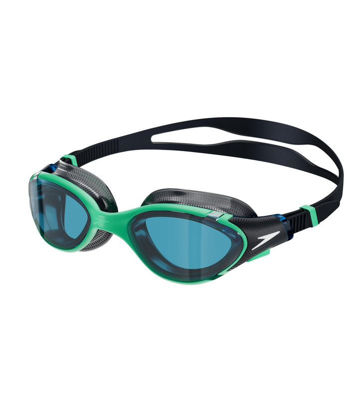 Speedo Unisex Biofuse 2.0 Schwimmbrille (1er Pack) Einheitsgrösse Harlequin Green/True Navy, Einheit