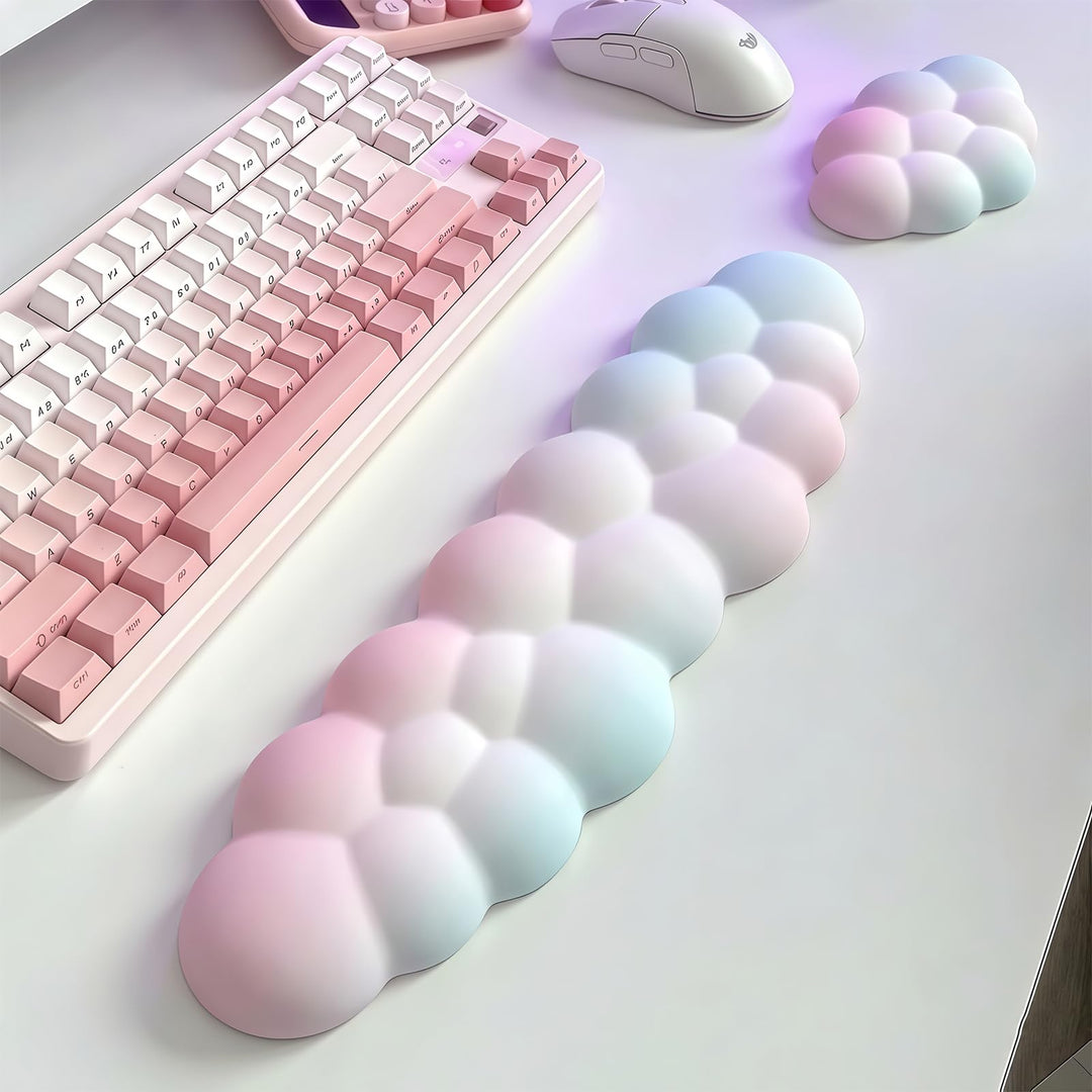 Angel-Flügel Handgelenkstütze,Handballenauflage Tastatur, Memory Foam Wrist Rest,Erinnerungsschaumst