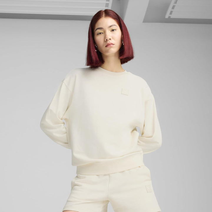 Puma Mädchen ESS Elevated Comfort Crew Tr Hooded Sweatshirt (1er Pack) S No Dye, S No Dye