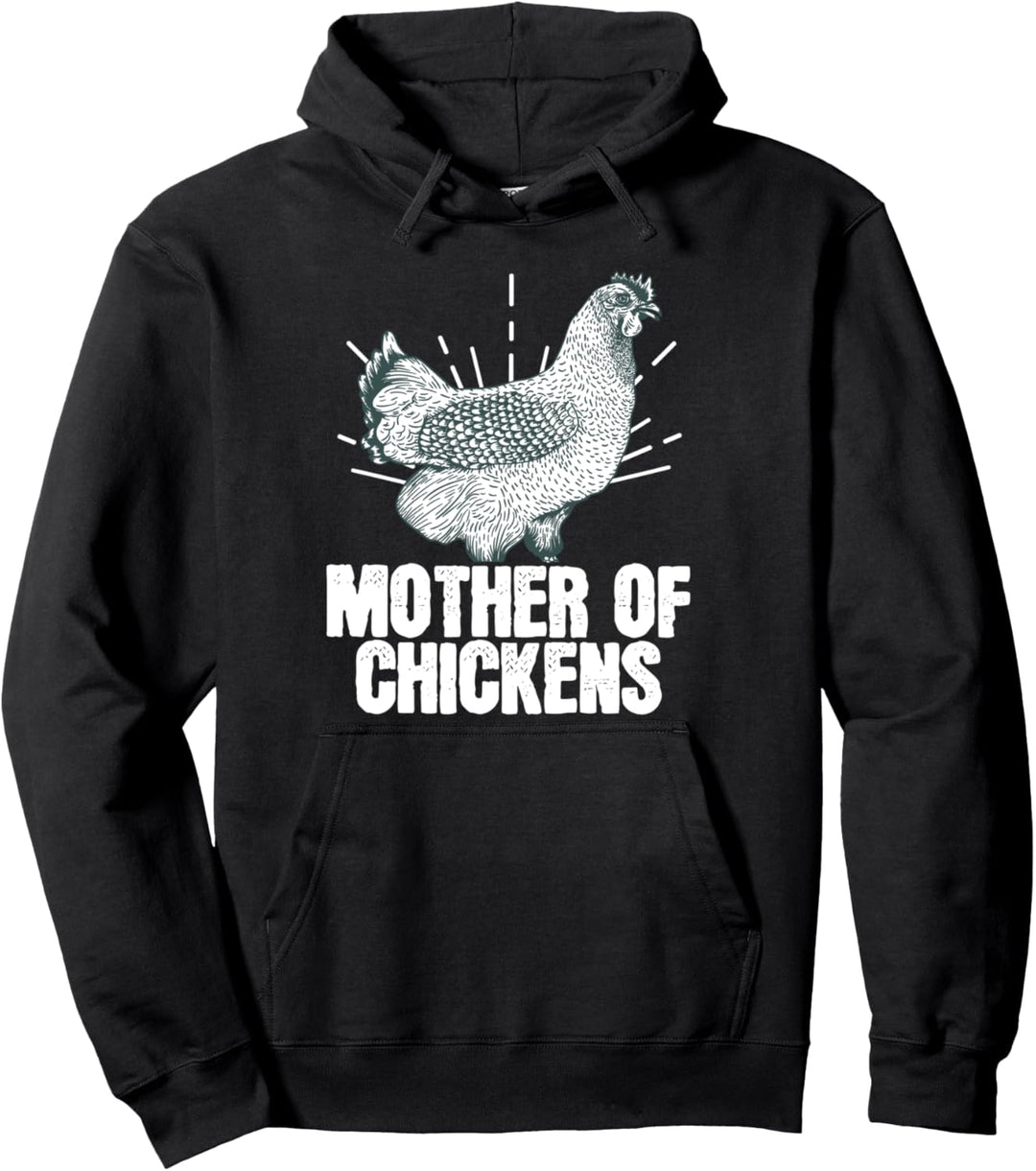 Mother of Chickens Hühnermama Du liebst Hühner Mama Huhn Pullover Hoodie