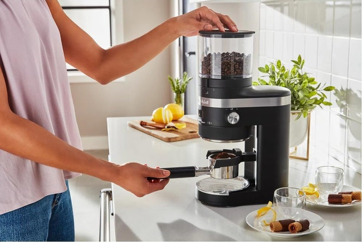 KitchenAid KAFFEEMÜHLE - ARTISAN 5KCG8433 - Matt schwarz - von French Press bis Espresso 5KCG8433EBM