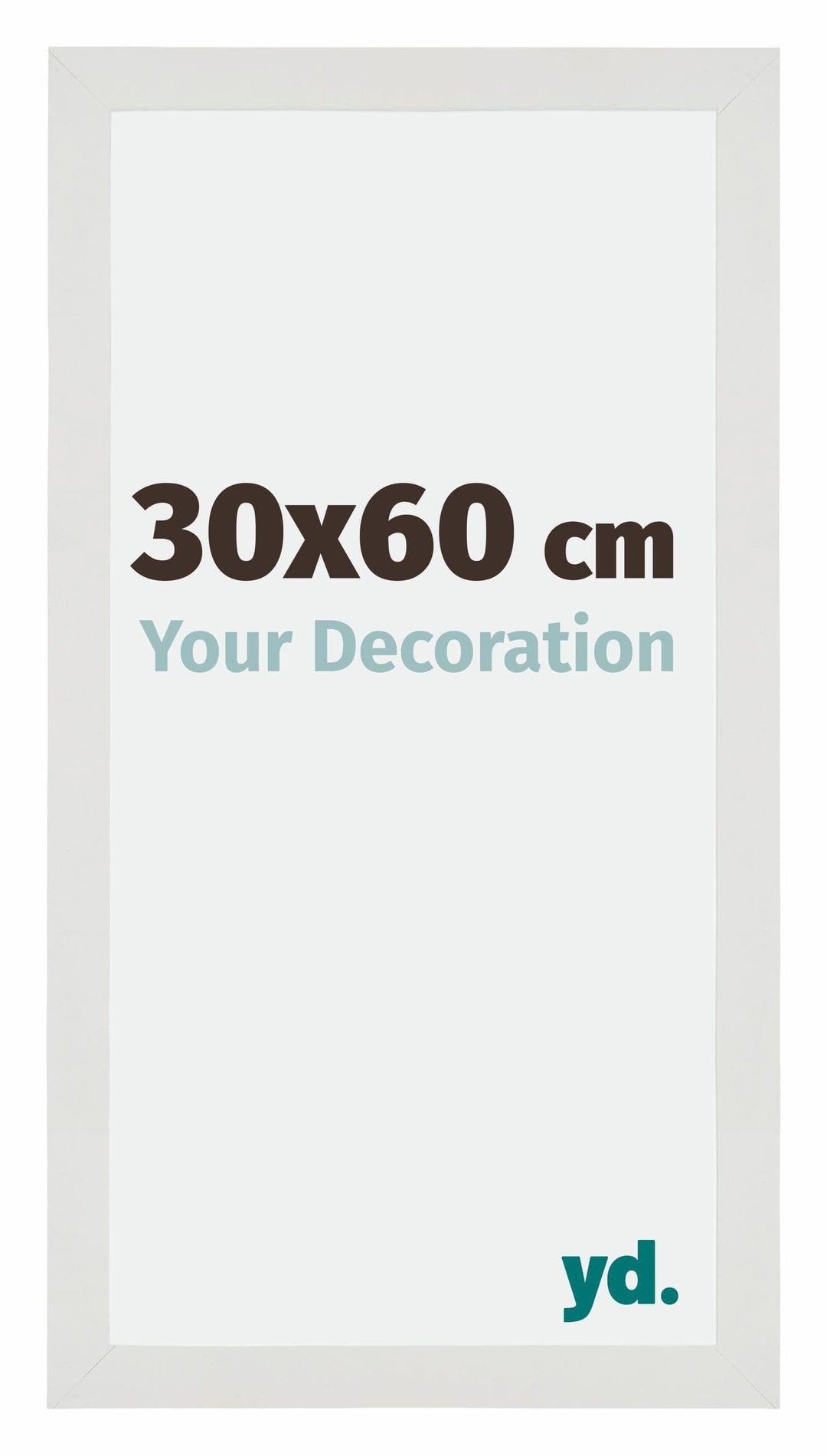 yd. Your Decoration - Bilderrahmen 30x60 cm - Bilderrahmen aus MDF mit Acrylglas - Antireflex - Ausg