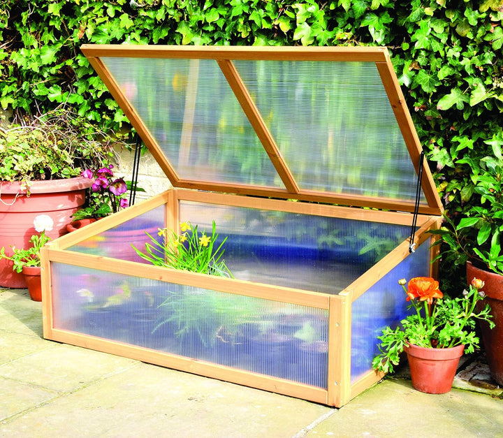 Spear & Jackson COLDFRAME1 Holz-Frühbeetkasten, 1000 x 660 x 400 mm Frühbeet 1, Frühbeet 1